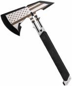 TF2AXEBK Tac-Force Tomahawk Tactique | Lame Acier 3Cr13MoV | Manche Nylon Renforcé | Étui FRN - Livraison Gratuite