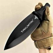 TKF203BK Couteau Takumitak Sentinel | Lame Spear Point Double Tranchant Acier D2 | Manche G10 Black Etui Kydex - Livraison Gratuite