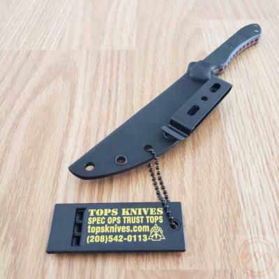 TPRDSK01 TOPS Knives Rapid Strike | Couteau Lame Acier 154CM Satin | Manche G10 Noir | Housse Kydex USA | Livraison Gratuite