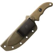 TPWSG02 Couteau Fixe TOPS Wilderness Guide 23 Lame Acier 1095 Manche Micarta Vert Étui Kydex Made In USA - Livraison Gratuite