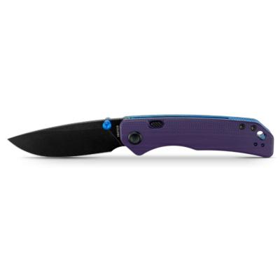 VOSA1623 Couteau Pliant Vosteed Marten 330 Lame Acier 14C28N Manche G10 Violet Top Liner Lock - Livraison Gratuite