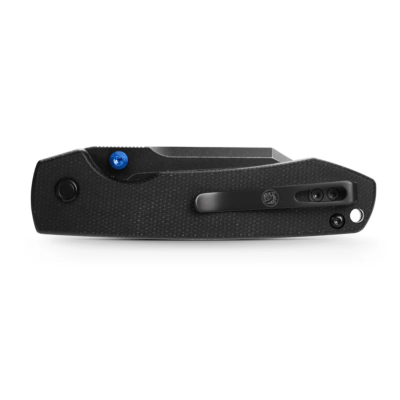 VOSA2910 Couteau Vosteed Raccoon Bowie Acier 14C28N Manche Micarta Noir Sécurité Top Liner Lock - Livraison Gratuite