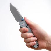 VOSA2918 Vosteed Raccoon A2918 – Lame Bowie 14C28N Destroyer Gray, Manche G10 Gris, Verrouillage Top Liner Lock - Livraison Gratuite