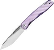 WXC21A WIXCO Fenix Lame Acier Bohler N690 Satin Manche Aluminum Purple Linerlock - Livraison Gratuite