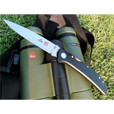 Couteau AM2B2 Al Mar Hawk Black Micarta handle Ultralight knife