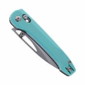 BTKG68B  Couteau Bestech Cobber | Lame Acier 14C28N Two-Tone Drop Point | Manche G10 Blue | Bar Lock | Livraison Gratuite
