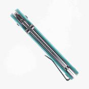 BTKG68B  Couteau Bestech Cobber | Lame Acier 14C28N Two-Tone Drop Point | Manche G10 Blue | Bar Lock | Livraison Gratuite