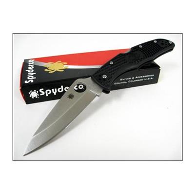 Couteau SPYDERCO Black FRN ENDURA 4 VG-10 Plain SC10PBK - LIVRAISON GRATUITE