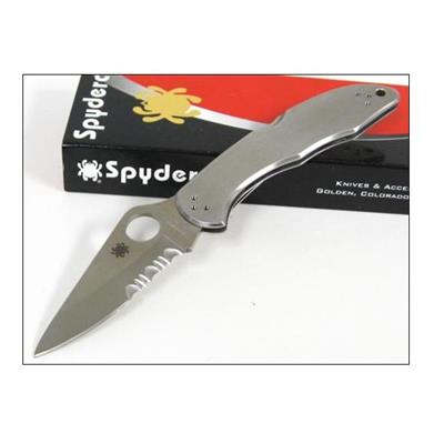 Couteau SPYDERCO SC11PS DELICA 4 STAINLES SERRATED