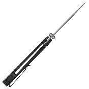 ATZ1702MBK ArtisanCutlery Tradition V2 – Lame Drop Point AR-RPM9 Manche G10 Black, Verrouillage Liner Lock - Livraison Gratuite
