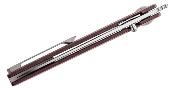 ATZ1849PDRC Couteau ArtisanCutlery Sirius Burgandy Lame Acier S35VN IKBS - Livraison Gratuite