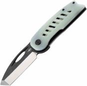 BTKG37C Bestech Knives Explorer – Couteau pliant Liner Lock Lame Acier D2 Black & Satin Manche Jade G10 - Livraison Gratuite