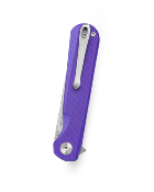 BTKMK13B Couteau Bestechman Flick Linerlock Drop Point Acier D2 Manche G10 Purple Ball Bearing - Livraison Gratuite