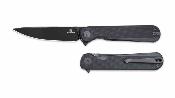 BTKMK13H Couteau Bestechman Flick | Lame Drop Point Acier D2 Black PVD | Manche Black G10 Linerlock - Livraison Gratuite
