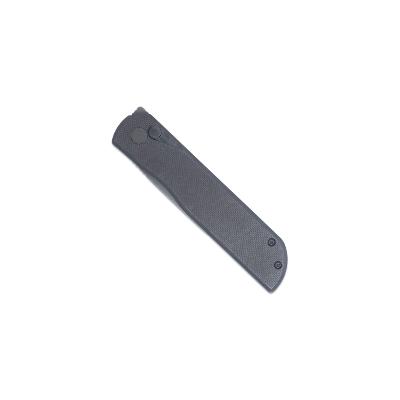 CBTPLRBKBTS Couteau Cobratec Prowler Lame Tanto Acier D2 – Partiellement crantée – Manche G10 Noir – Button Lock – Livraison Gratuite
