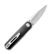 CIVC200243 Poignard CIVIVI Lumi Black Lame Acier 14C28N IKBS - Livraison Gratuite