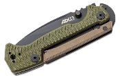 CS58SQODBK Couteau Cold Steel AD-15 Scorpion Lock OD Green Lame Acier S35VN Black - Livraison Gratuite