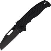DEMAD205F25B — Couteau Demko AD 20.5 Lame Acier D2 Wharncliffe DLC Noir  Manche G10 Noir Shark-Lock - Livraison Gratuite