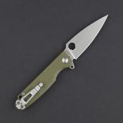 DGRFLMNOLSW Daggerr Florin – Couteau Pliant Liner Lock | Lame Spear Point 8Cr14MoV SW | Manche FRN OD Green - Livraison Gratuite