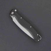 DGRPRFBKSW Daggerr Pero DL – Couteau Pliant Liner Lock | Lame Spear Point 8Cr14MoV Stonewash | Manche FRN Noir - Livraison Gratuite