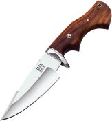 FHKMLK002 Poignard de Chasse FH Knives Lame Acier 3Cr13 Etui Cuir - Livraison Gratuite