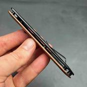 G4057 Gerber Affinity – Couteau Pliant Lame Acier D2 Drop Point Black, Manche Cuivre/Acier, Frame Lock – Livraison Gratuite