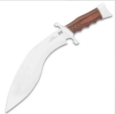 GH5094 Hibben Kukri Fighter Knife D2 Etui Cuir - Livraison Gratuite