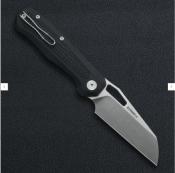 IFVF03BK Couteau Ironfly Syperfly - Acier 14C28N - Lame Sheepsfoot - Manche G10 Noir - Toulement à Billes - Liner Lock - Livraison Gratuite
