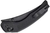 J1955BBK Couteau CJRB Nanner Lame Persian Acier AR-RPM9 Blk Manche G10 Black Ball Bearing Crossbar - Livraison Gratuite 