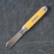 JW54338 Jack Wolf Knives - Couteau Equal End Lame Acier 14C28N Spear Point Manche Antique Paper Micarta - Livraison Gratuite