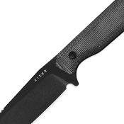KI1045MS1  Kizer Begleiter Fix – Couteau Fixe EDC | Lame CPM-3V Blk Hollow Grind | Manche Micarta Black | Étui Kydex | Livraison Gratuite