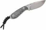 KI1081A8 Couteau Kizer BUDDY Lame Drop Point Acier AEB-L Manche Micarta Black Etui Kydex - Livraison Gratuite