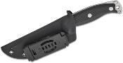KI1082A1 Couteau Kizer Ursa Major Black Lame Clip Point Acier AEB-L Etui Kydex - Livraison Gratuite
