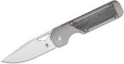 KI3634A1 Couteau Kizer Militaw Titanium/Micarta Lame Acier S35VN IKBS - Livraison Gratuite