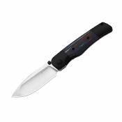 Ki3685A2 Kizer Coywolf | Couteau Lame Drop Point Acier CPM-S45VN Satin | Manche Titane/Bois Frame Lock - Livraison Gratuite