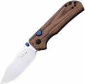 KIV3011BCA1 Couteau Kizer Nice Guy | Lame Acier AEB-L Satin | Manche Micarta Brown Norplex | Livraison Gratuite