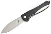 KIV3579N2 Couteau Kizer Vanguard Infinity Black & White Lame N690 Black & White IKBS - Livraison Gratuite