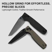 KIV36052TA1 Kizer Original 2 | Couteau Pliant Lame Tanto Acier 14C28N | Manche Aluminium Vert | Clutch Lock | Livraison Gratuite