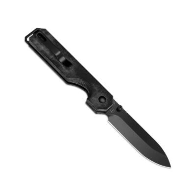 KIV3649C1 Couteau Kizer KUH Black Lame Acier 154CM Button Lock - Livraison Gratuite