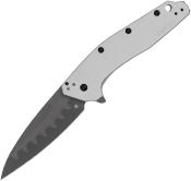 KS1812BBCB KERSHAW Dividend Couteau Lame Acier Composite (Bohler N690 & D2) Gray Manche Alu Linerlock USA - Livraison Gratuite