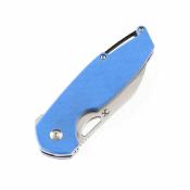 KT1022A3 Kansept Model 6 Blue – Couteau Pliant Lame Acier 154CM Bead Blast Wharncliffe Manche Bleu G10 Liner Lock – Livraison Gratuite