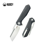 KUB328D Couteau Pliant Kubey Atlas Liner Lock Lame Sheepsfoot Acier 14C28N Manche G10 Noir - Livraison Gratuite
