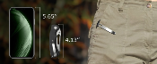 KUB378A Couteau Kubey Dheo Black Lame Acier 14C28N Pivot Roulement à Billes Sécurité Button Lock - Livraison Gratuite