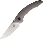 MAXMY01 Couteau Maxace YU Manche en Alliage de Titane TC4 Lame Acier M390 - Livraison Gratuite