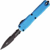 MCT112242BL Microtech Ultratech Gen IV D/E OTF | Lame Acier M390MK | Manche Aluminium Bleu | Double Action | USA - Livraison Gratuite