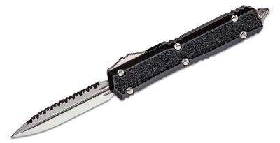 MCT20612S Microtech 206-12S Makora OTF Lame Plain/Serrated Double Edge Premium Made USA - Livraison Gratuite