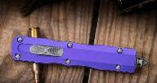 MCT22511APPU OTF Microtech Dirac DE - Couteau Automatique Lame Acier M390 Serr Manche Alum Purple USA | Livraison Gratuite