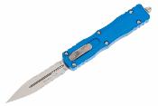 MCT22511BL Couteau Microtech Dirac D/E OTF Automatique Blue Lame Dague Acier Bohler M390 USA - Livraison Gratuite
