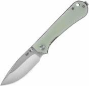 NUKS131005 Couteau NUKNIVES Kumpanter Lame Acier D2 Manche G10 Jade Liner Lock Ball Bearing - Livraison Gratuite