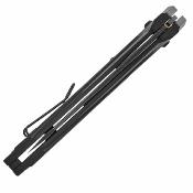 PFKP15DADW Petrified Fish Frigate | Couteau Lame Reverse Tanto Acier CPM-S35VN Black | Manche Black Alu Crossbar Lock - Livraison Gratuite